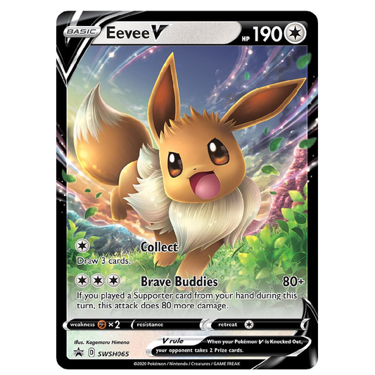 Eevee V - SWSH065 - Promo - 1st Edition