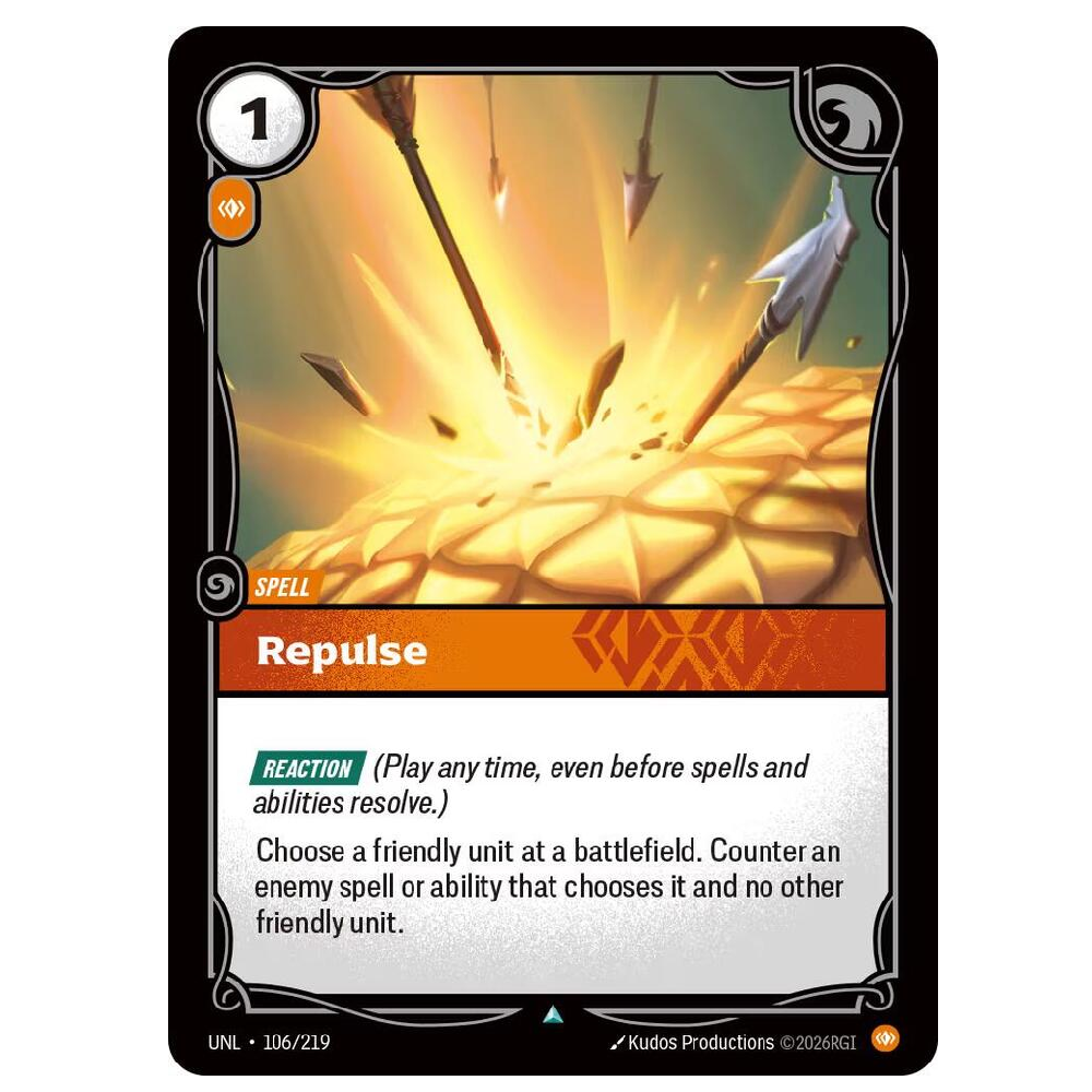 Repulse - UNL 106/219 - Uncommon - 1st Edition