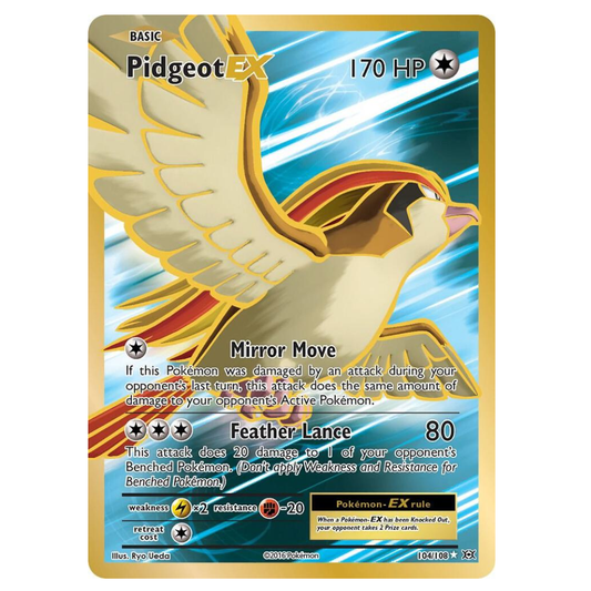 Pidgeot EX  - 104/101 - Ultra Rare - 1st