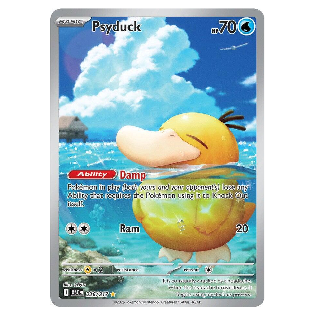 Psyduck - ASC 226/217 - Illustration Rare - 1st Edition