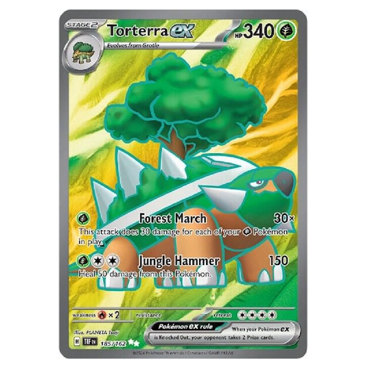 Torterra ex - TEF 185/162 - Ultra Rare - 1st Edition