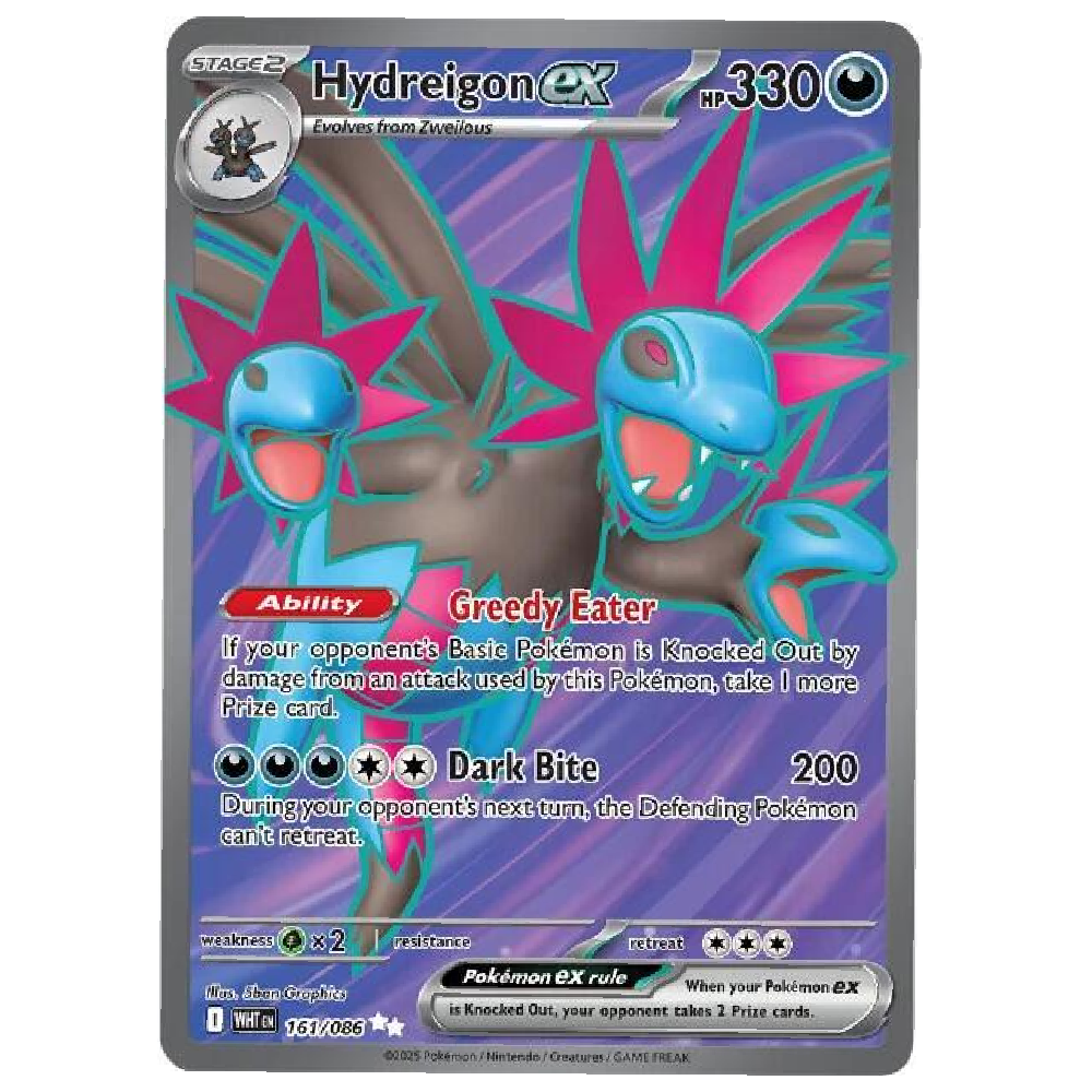 Hydreigon ex - WHT 161/086 - Ultra Rare - 1st