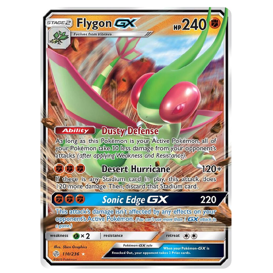 Flygon GX - 110/236 - Ultra Rare - 1st Edition