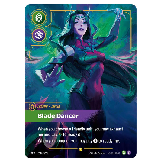 Blade Dancer (Overnumbered) - SFD/221 - Showcase - 1st Edition