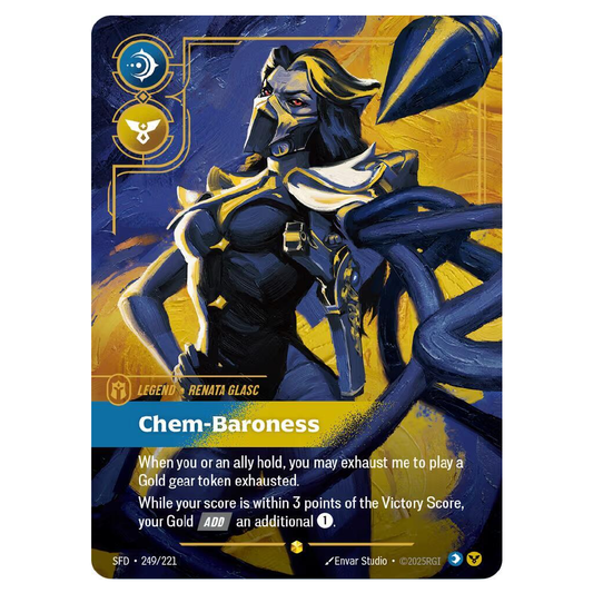 Chem-Baroness (Overnumbered) - SFD 249/221 - Showcase - 1st Edition