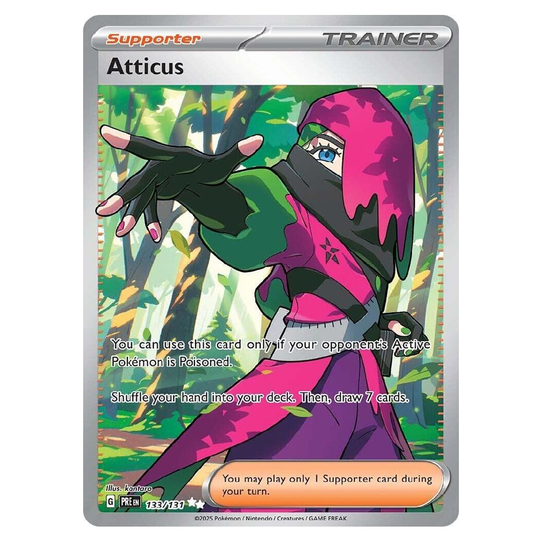Atticus - PRE 133/131 - Ultra Rare - 1st Edition