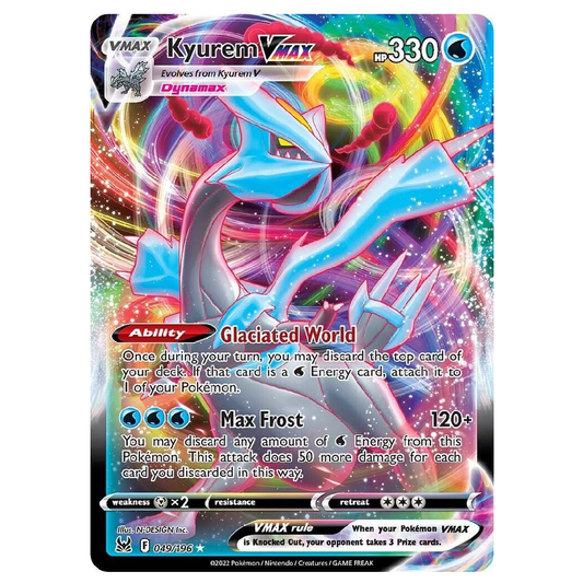 Kyurem VMax - 049/196 - Ultra Rare - 1st Edition