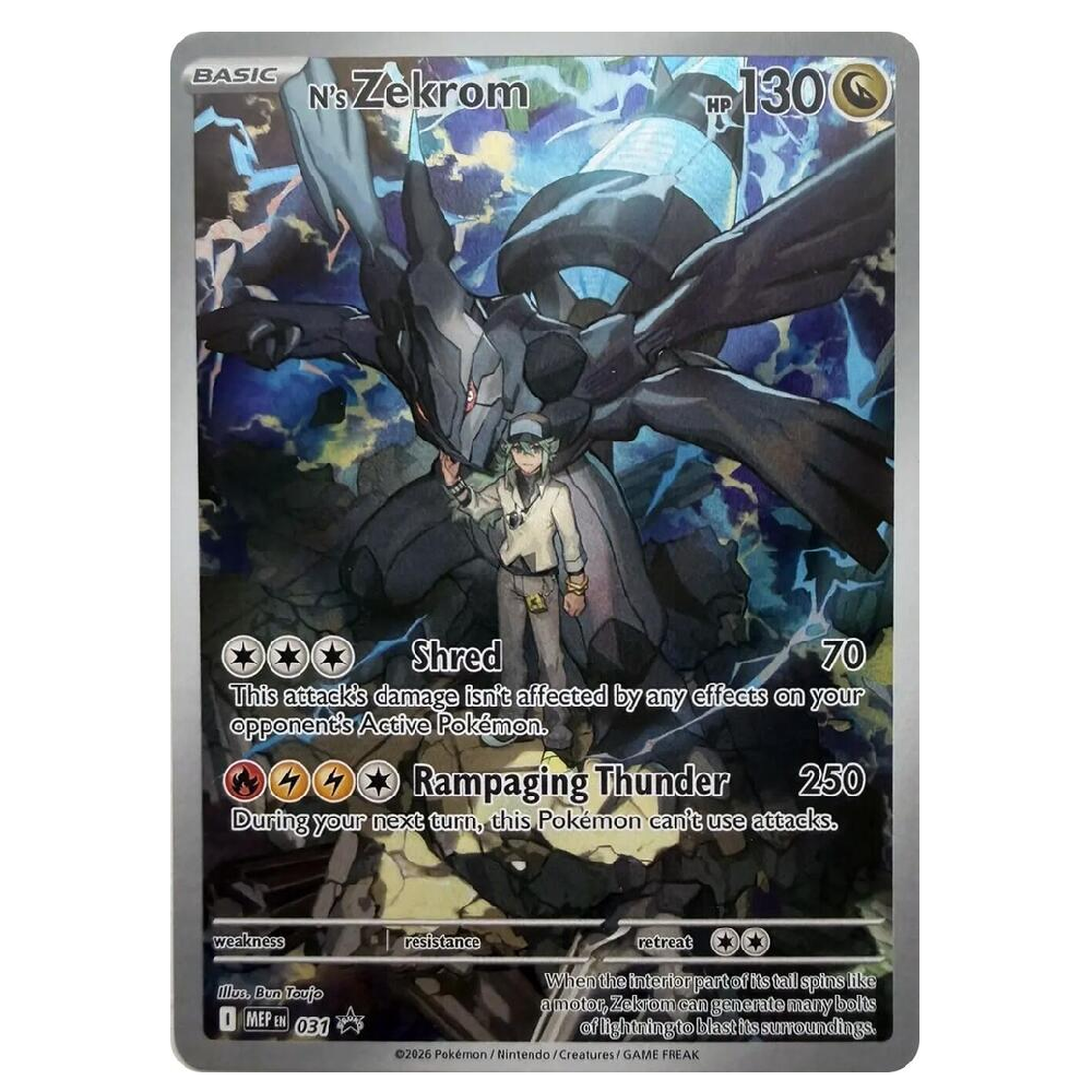 N's Zekrom - MEP 031 - Promo - 1st Edition