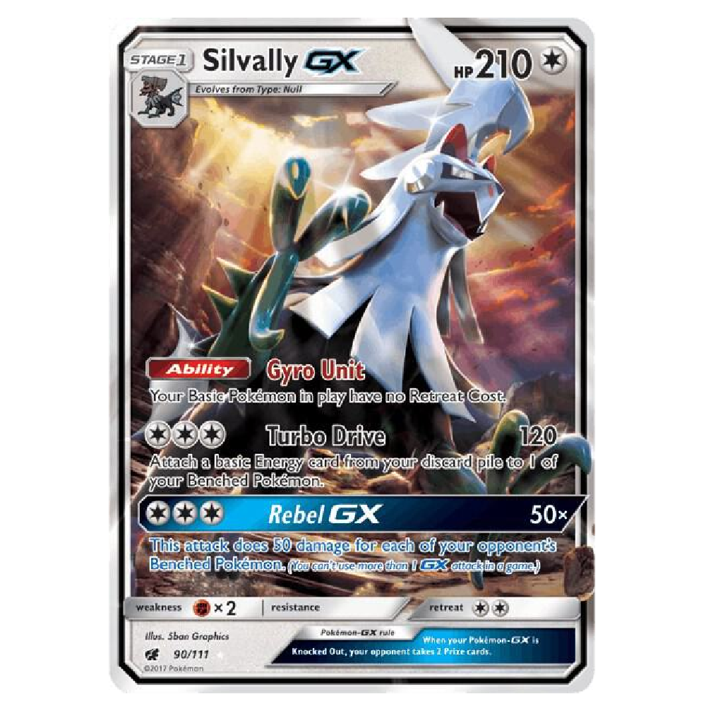 Silvally GX - 90/111 - Ultra Rare - 1st Edition