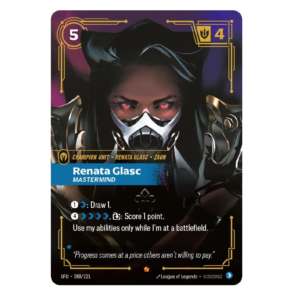 Renata Glasc Mastermind - SFD 088/221 - Epic - 1st Edition