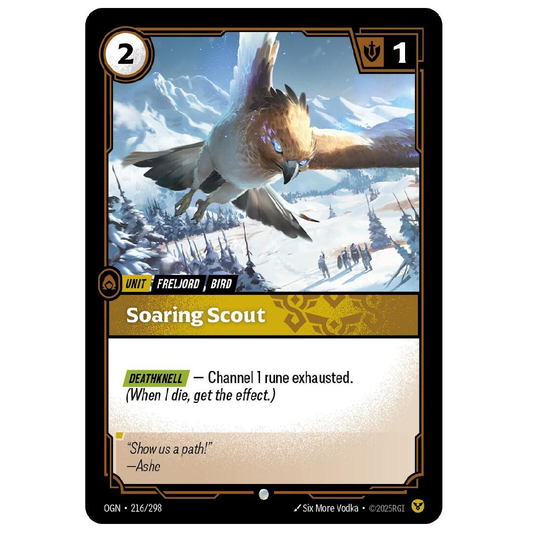 Soaring Scout - OGN 216/298 - Common - 1st Edition