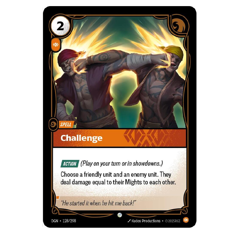 Challenge - OGN 128/298 - Common - 1st Edition