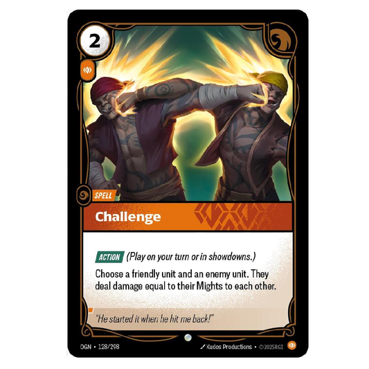 Challenge - OGN 128/298 - Common - 1st Edition