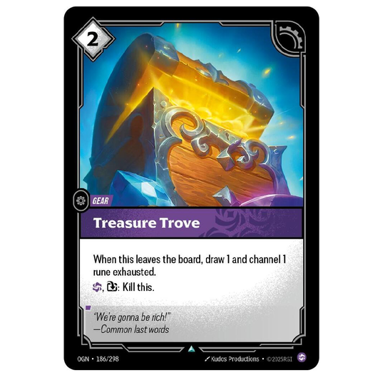 Treasure Trove - OGN 186/298 - Uncommon - 1st Edition