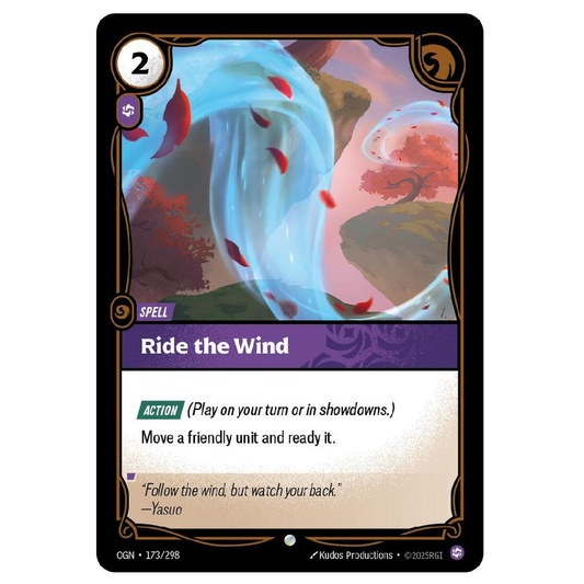 Ride the Wind - OGN 173/298 - Common - 1st Edition