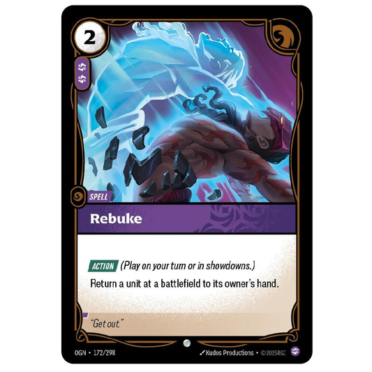 Rebuke - OGN 172/298 - Common - 1st Edition