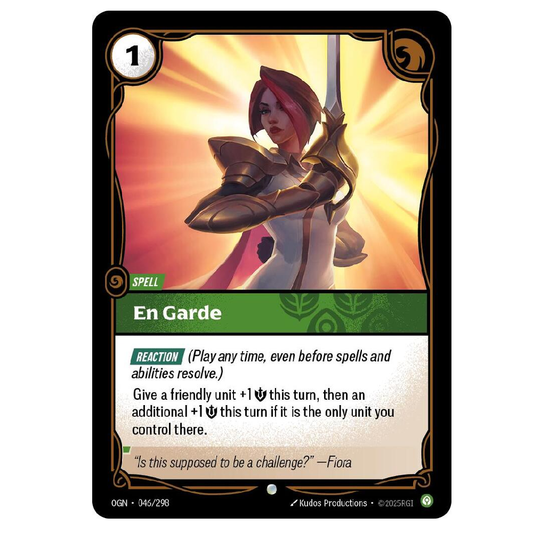 En Garde - OGN 046/298 - Common - 1st Edition