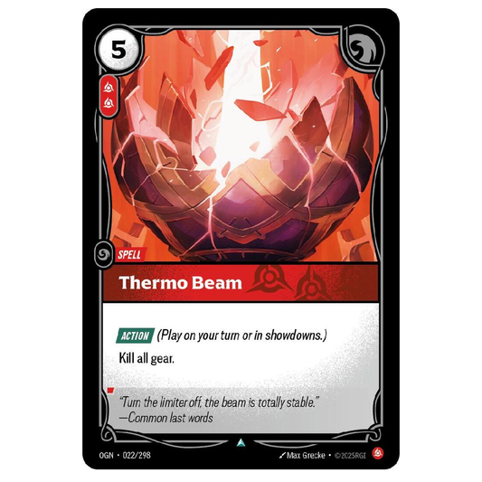 Thermo Beam - OGN 022/298 - Uncommon - 1st Edition