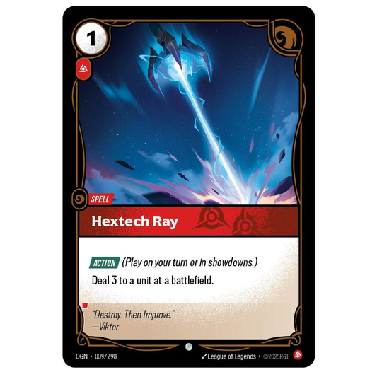 Hextech Ray - OGN 009/298 - Common - 1st Edition