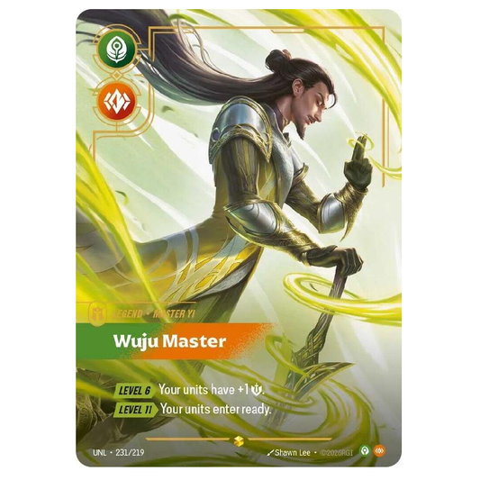 Wuju Master (Overnumbered) - UNL 231/219 - Showcase - 1st Edition