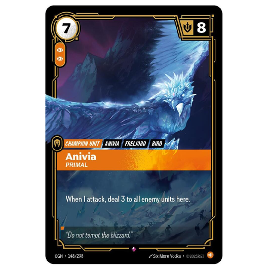 Anivia Primal - OGN 148/298 - Rare - 1st Edition