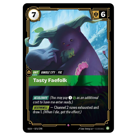 Tasty Faefolk - OGN 075/298 - Rare - 1st Edition