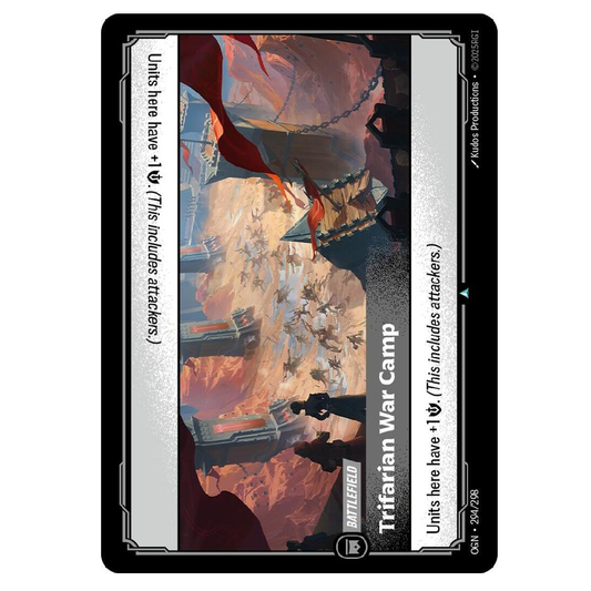 Trifarian War Camp (Foil) - OGN 294/298 - Uncommon - 1st Edition