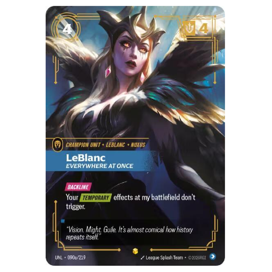 Leblanc Everywhere At Once (Alt Art) - UNL 090a/219 - Showcase - 1st Edition