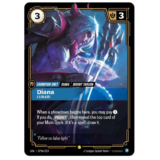 Diana Lunari (Alt Art) - UNL 079a/219 - Showcase - 1st Edition
