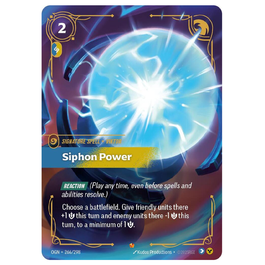 Siphon Power - OGN 266/298 - Epic - 1st Edition