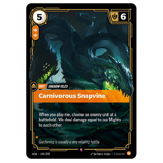 Carnivorous Snapvine - OGN 149/298 - Rare - 1st Edition