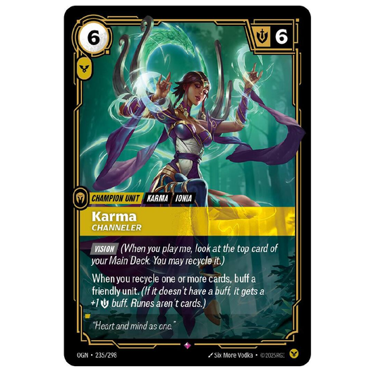 Karma Channeler - OGN 235/298 - Rare - 1st Edition