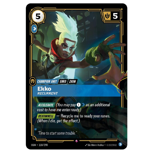Ekko Recurrent - OGN 110/298 - Rare - 1st Edition