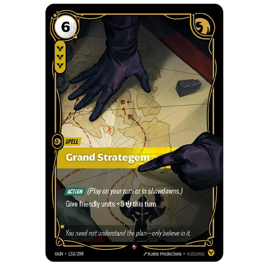 Grand Strategem - OGN 233/298 - Rare - 1st Edition