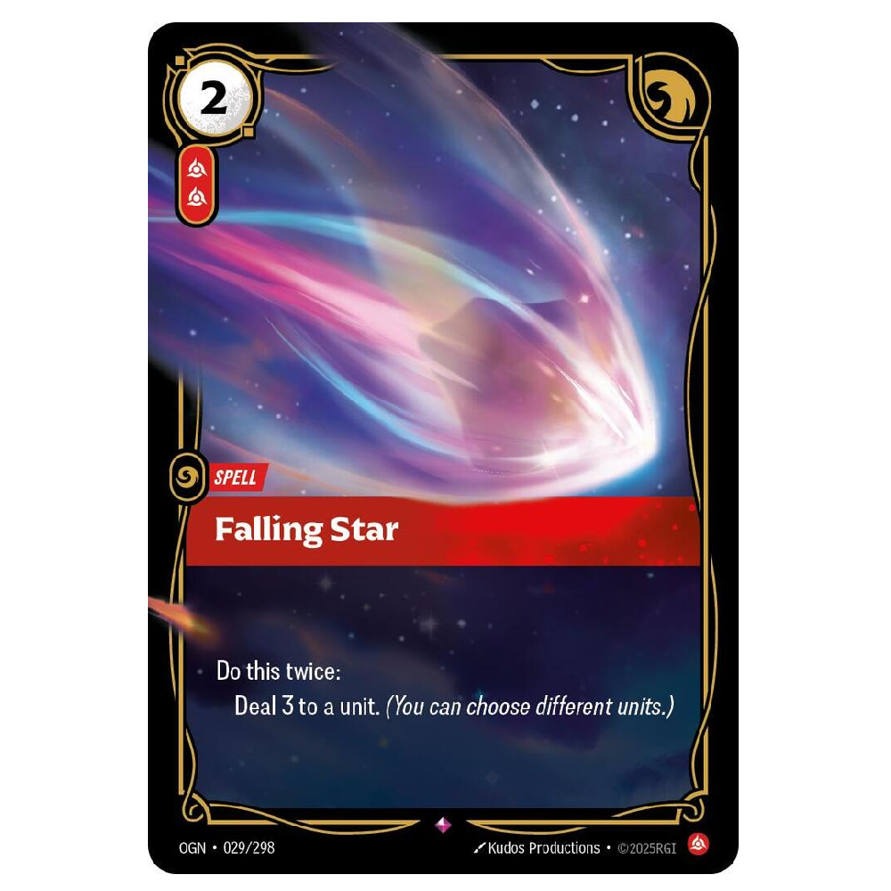 Falling Star - OGN 029/298 - Rare - 1st Edition