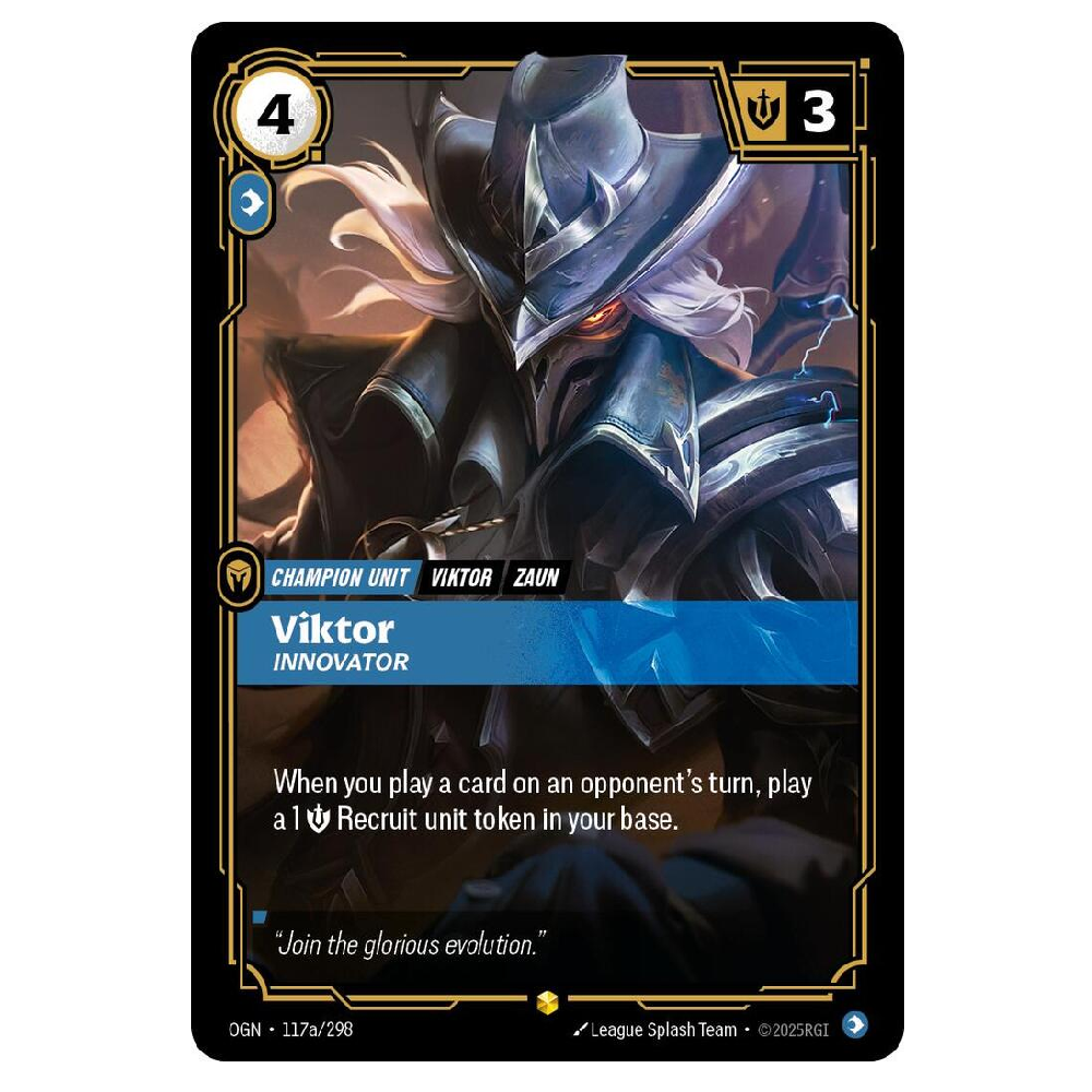 Viktor Innovator (Alt Art) - OGN 117a/298 - Showcase - 1st Edition