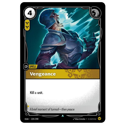 Vengeance - OGN 229/298 - Uncommon - 1st Edition