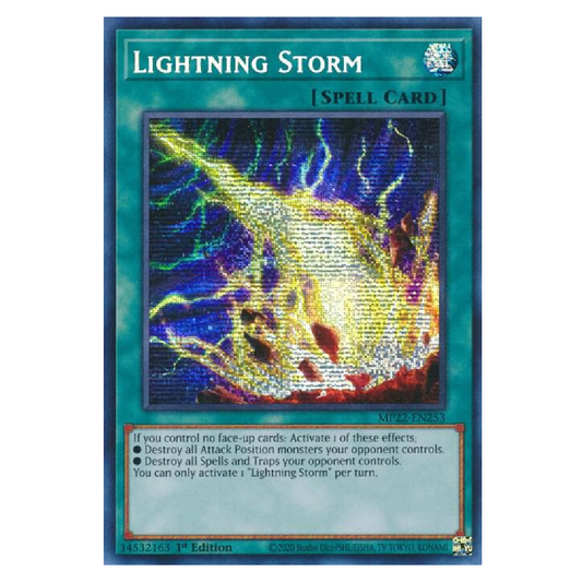 Lightning Storm - RA01-EN061 - Prismatic Secret Rare - 1st Edition