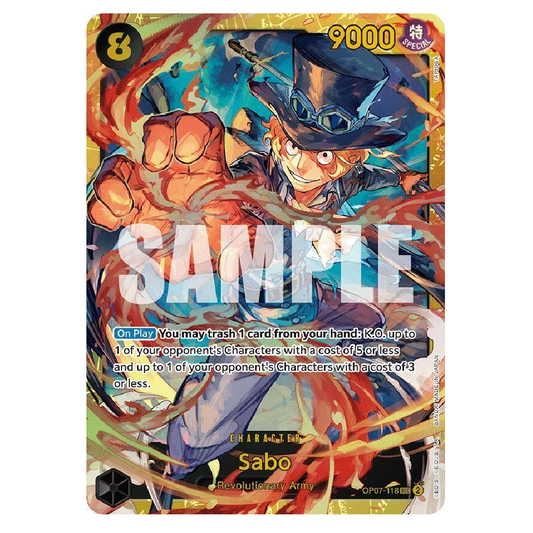 Sabo - OP07-118 - SEC - 1st Edition