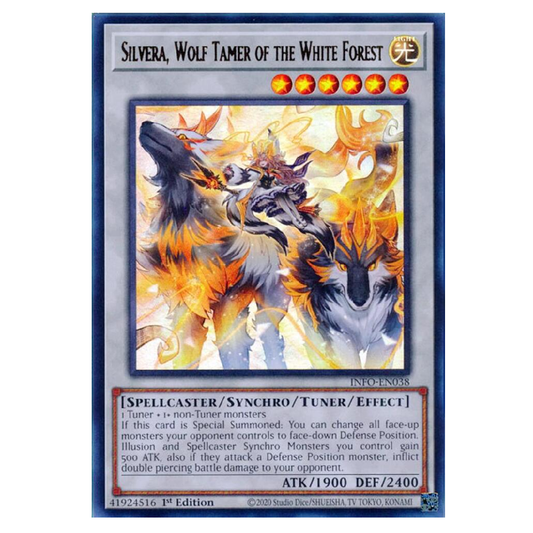 Silvera, Wolf Tamer of the White Forest - INFO-EN038 - Ultra Rare - 1st Edition