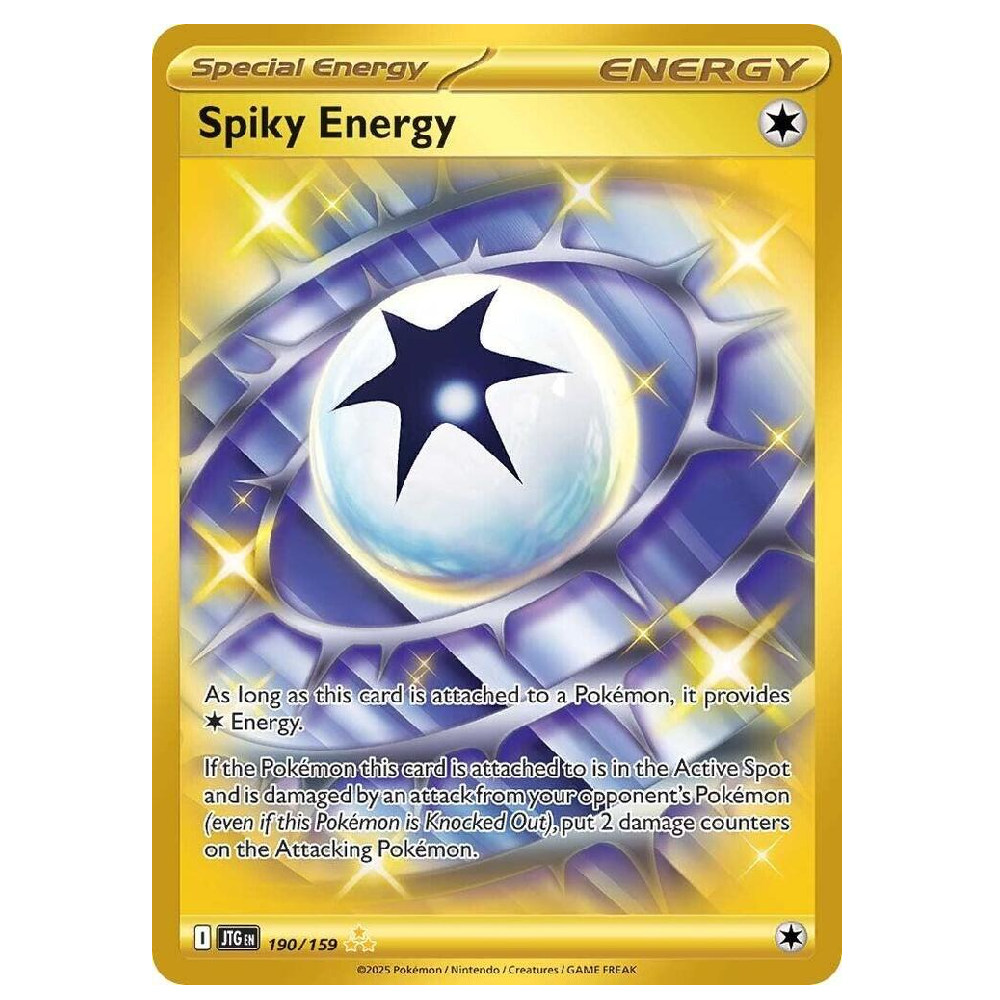Spiky Energy - JTG 190/159 - Hyper Rare - 1st Edition