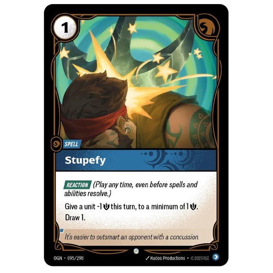 Stupefy (Foil) - OGN 095/298 - Common - 1st Edition