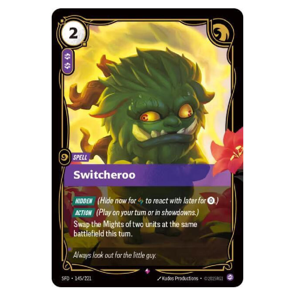 Switcheroo - SFD 145/221 - Rare - 1st Edition