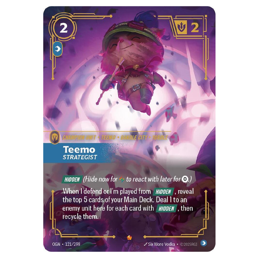 Teemo Strategist - OGN 121/298 - Epic - 1st Edition