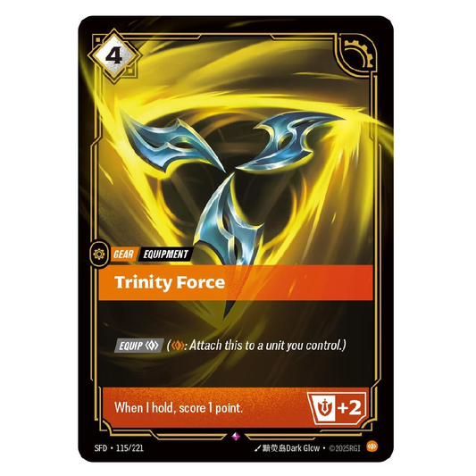 Trinity Force - SFD 115/221 - Rare - 1st Edition