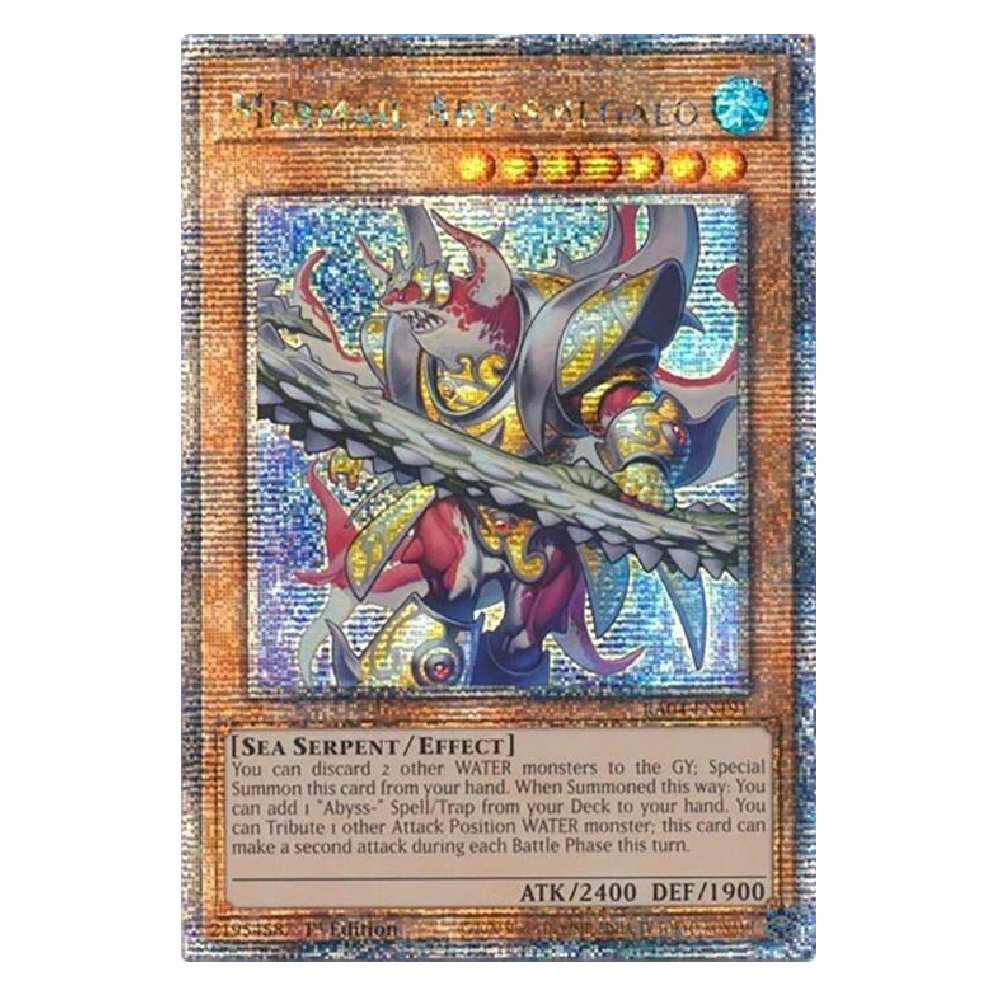 Mermail Abyssmegalo - RA04-EN191 - Quarter Century Secret Rare - 1st Edition
