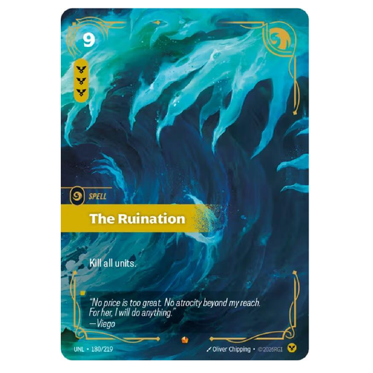 The Ruination - UNL 180/219 - Epic - 1st Edition