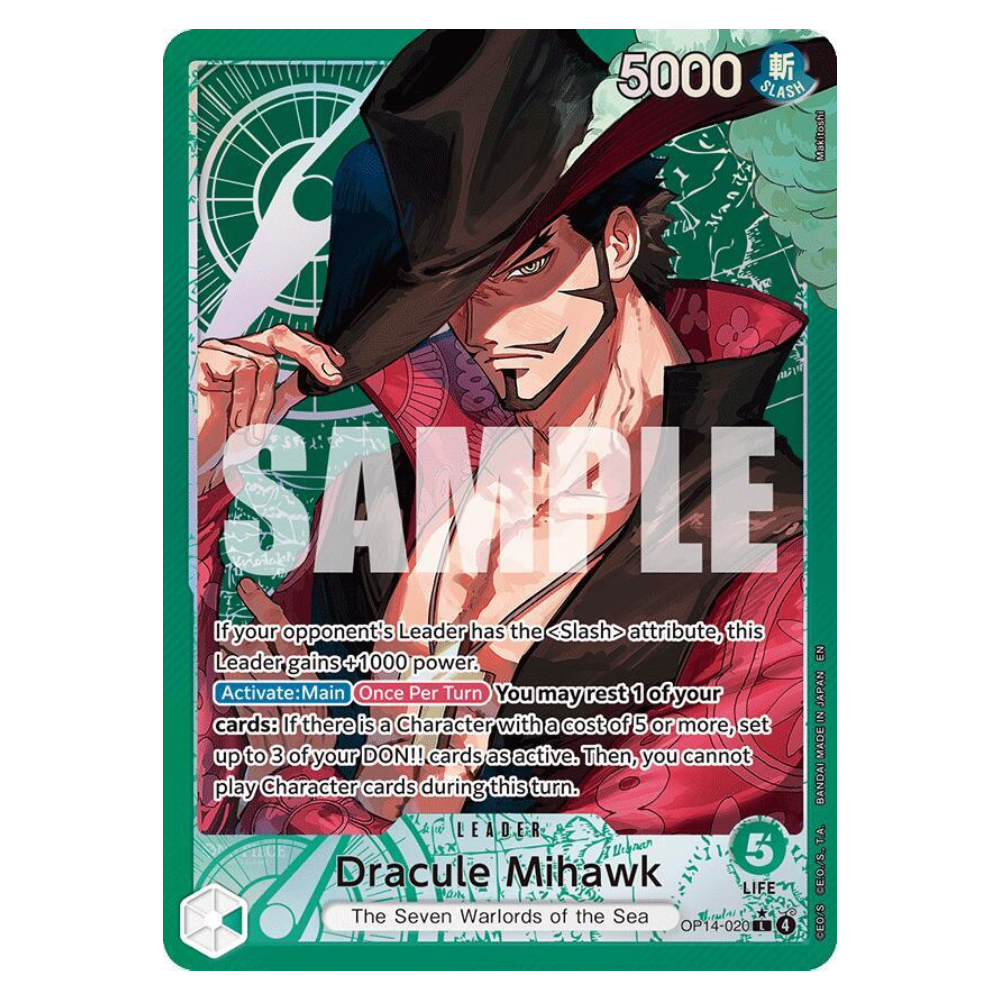 Dracule Mihawk - OP14-020 - L - 1st Edition