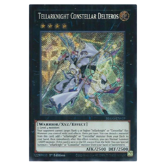 Tellarknight Constellar Delteros - BLGG-EN019 - Secret Rare - 1st Edition