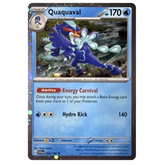 Quaquaval (Cosmos Holo) - SVI 054/198 - Promo - 1st Edition
